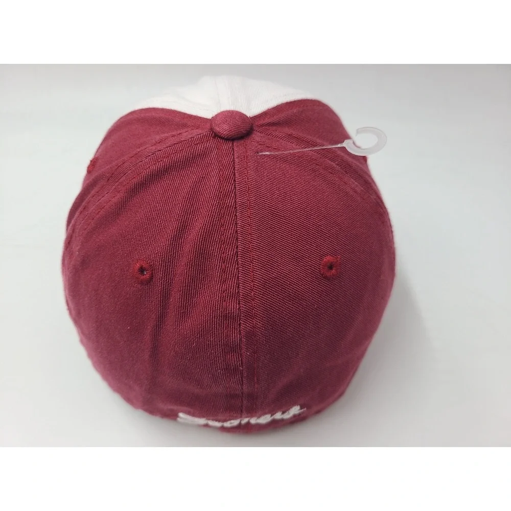 University of Oklahoma Sooners Top of the World Fitted M‎ Hat Cap NCAA White Red